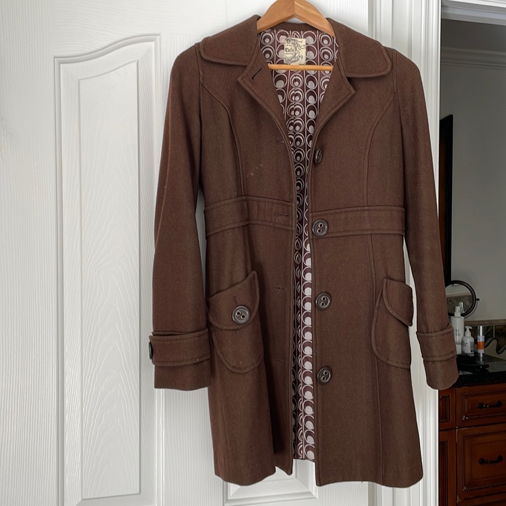Brown coat